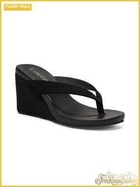 Womens Wedge Heels Platform Flip Flops Slip On Summer Beach Sandals